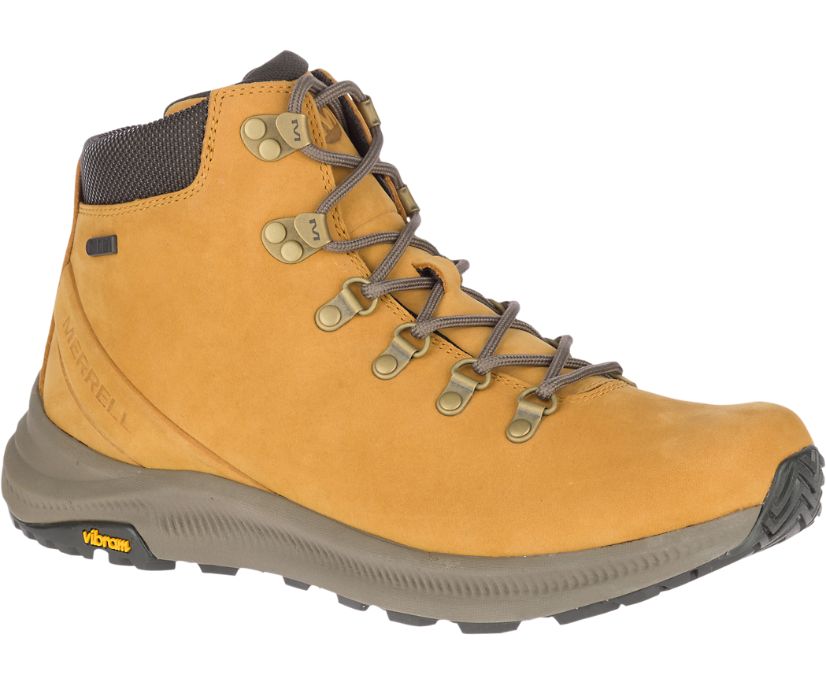 Buty Merrell Ontario Mid Wasserdicht - Buty Trekkingowe Męskie Merrell - Złote [FZAIB-5709]